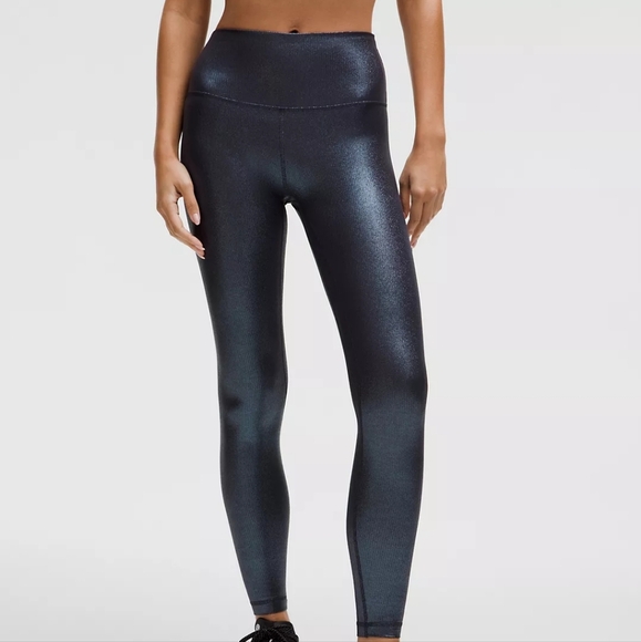 lululemon athletica Pants - Lululemon Align High Rise Rib Pant 28" - Shine - Size 6